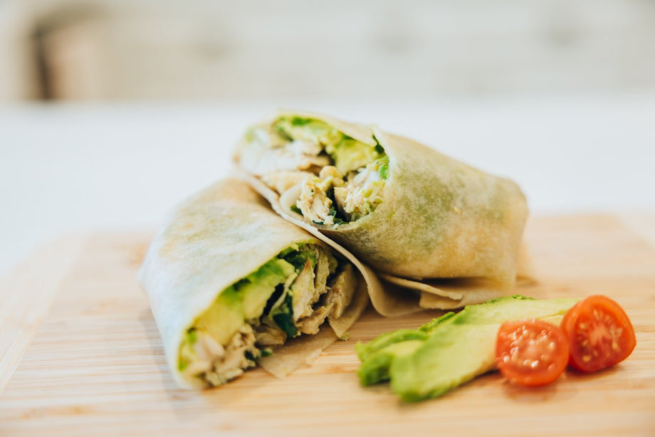 Chicken And Avocado Burritos