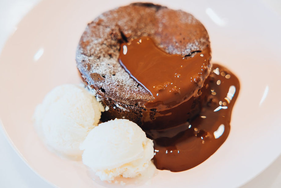 Healthy Chocolate Lava Cake