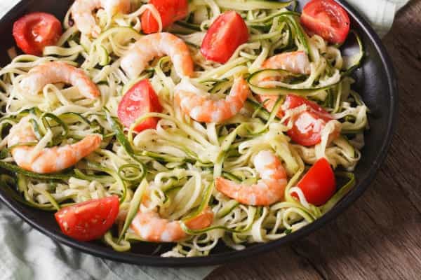 Shrimp Scampi Zucchini Noodles